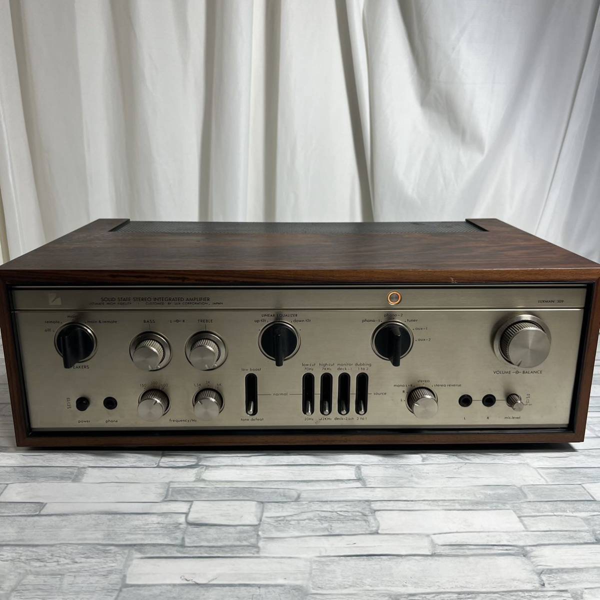 ☆ LUXMAN ラックスマン L-309X アンプ 取扱説明書有り 元箱付き 中古