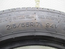 送料無料!! 215-55R17 9分山 ナンカンAS-1 2022年製 中古タイヤ1本(GM-6379）_画像5