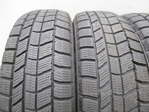 155-65R13 9-9.5分山 オートバックス 2022年製 中古スタッドレスタイヤ【4本】送料無料(S13-6296）_画像3