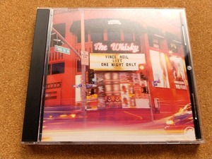 Vince Neil Live At The Whisky - One Night Only★輸入盤 ヴィンス・ニール Motley Crue 送料185円～