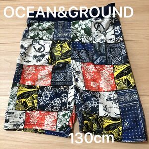 OCEAN&GROUND オーシャン&グラウンド　水着130cm ショートパンツ