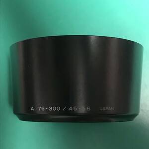 MINOLTA レンズフード A 75-300/4.5-5.6 中古品 R01392