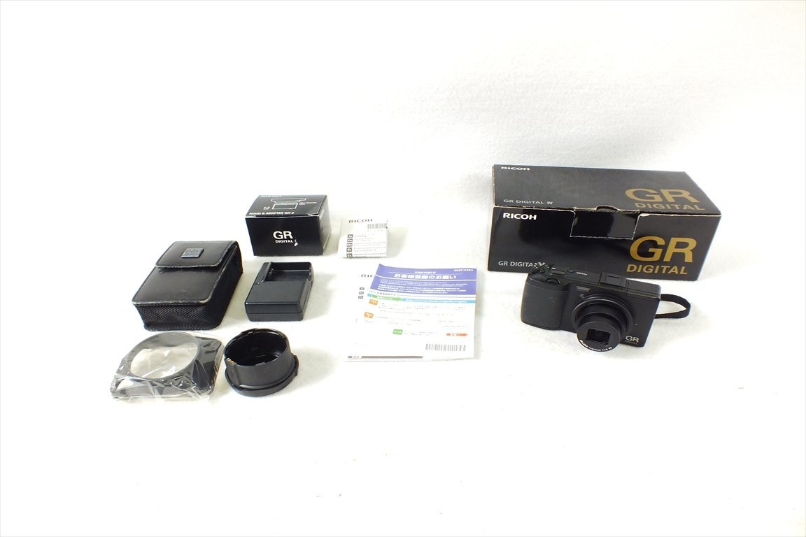 ◇ RICOH リコー GR DIGITAL IV デジタルカメラ 取扱説明書有り 元箱