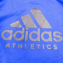 アディダス 長袖トレーナー ビックロゴ 速乾 スポーツウエア 男の子用 140サイズ 青紺 キッズ 子供服 adidas_画像6