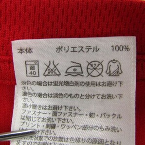 アディダス 半袖Tシャツ プラシャツ 速乾 スポーツウエア 男の子用 160サイズ 赤白黒 キッズ 子供服 adidasの画像4