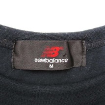 ニューバランス 半袖Tシャツ プリントT クルーネック スポーツウェア トップス レディース Mサイズ ブラック NEW BALANCE_画像2