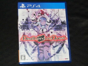 送料無料　PS4ソフト　Death end re;Quest/デス エンド リクエスト　解説書・ハガキ付き