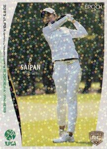 【48 P.サイパン】レギュラーカード ホログラムパラレル EPOCH 2023 JLPGA 日本女子プロゴルフ協会 オフィシャルカード ROOKIES ＆ WINNERS