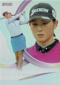 【HG-35 新海美優】ホログラフィカカード EPOCH 2023 JLPGA 日本女子プロゴルフ協会 オフィシャルカード ROOKIES ＆ WINNERS
