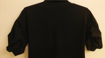送料無料 1回着 美品 Sakayori 高級半袖ポロシャツ 黒 お袖のデザインが美しい 定価約25000円 引っ越しに付き格安出品中！ 日本橋三越_画像9