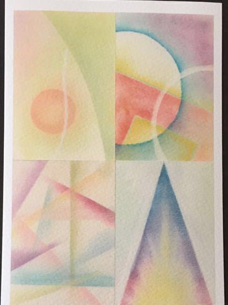 [طباعة جيكلي] 3 أنواع من لوحات الباستيل لـ Lila Lila #1 مع شهادة, لون الباستيل, إطار خشبي 44.1 × 33.8 سم, موقعة, تصاميم مختلفة, عمل فني, تلوين, رسم بياني