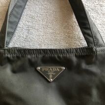 美品　プラダ　ロボットバッグ　PRADA エコバッグ ロボットシリーズ ナイロン パッチワーク トートバッグ ハンドバッグ カーキ_画像5