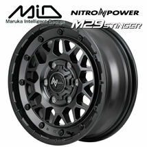 送料無料 200系ハイエース ナイトロパワー M29 STINGER バレルブラック 215/65R16 TOYO オープンカントリーRT ホワイトレター_画像2