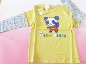 即決【PABOO&MOJIES/パブー&モジーズ】レイヤードTシャツ *130cm* 新品