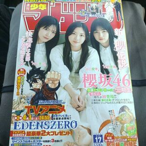 櫻坂46 三期生 週刊少年マガジン 17号 付録応募券無