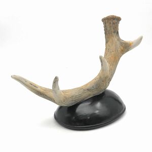  wine bottle holder deer. angle European manner antique style resin made 