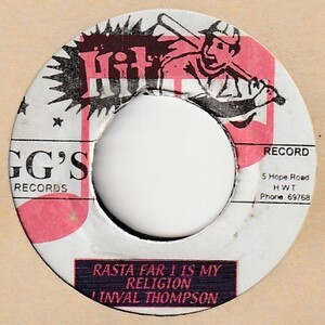 【REGGAE】Rasta Far I Is My Religion / Linval Thompson - Dub [Hit Re-Issue (JA)] ya290