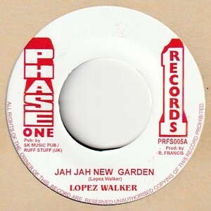 【REGGAE】Jah Jah New Garden / Lopez Walker - Version [Phase 1 Re-Issue (UK)] ya288
