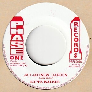 【REGGAE】Jah Jah New Garden / Lopez Walker - Version [Phase 1 Re-Issue (UK)] ya288