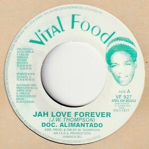 【REGGAE】Jah Love Forever / Doc Alimantado - Jah Love Dub [Vital Food Re-Issue (UK)] ya286