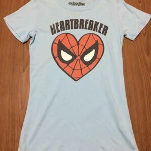 新品 スパイダーマンプリントTシャツ ブルー マーヴェル 超レア 限定1 オススメ 送料無料