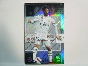 WCCF FOOTISTA 2019 EX イスコ　Isco Alarcon Suarez 1992 Spain　Real Madrid CF 18-19　EX-R