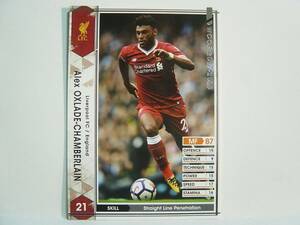 WCCF 2017-2018 EXTRA 白 アレックス・オックスレイド=チェンバレン　Alex Oxlade-Chamberlain 1993 England　No.21 Liverpool FC 17-18