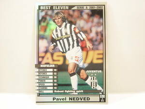 Panini WCCF 2001-2002 BE パベル・ネドベド Pavel Nedved Jeventus FC Italy 01-02 Serie A Best Eleven