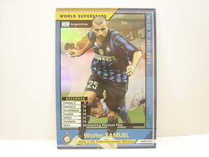 ■ WCCF 2011-2012 WOS-EXT ワルター・サムエル　Walter Samuel 1978 Argentina　FC Inter Milano 11-12 Extra Card