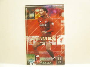 WCCF FOOTISTA 2019 ファン・ダイク　Virgil van Dijk 1991 Nederland　Liverpool FC 18-19　2-4R