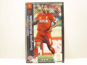 WCCF FOOTISTA 2019 8弾 ジョルジニオ・ワイナルドゥム　Georginio Wijnaldum 1990 Dutch Holland　Liverpool FC 18-19　8-6