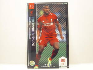 WCCF FOOTISTA 2019 ダニエル・スターリッジ　Daniel Sturridge 1989 England　Liverpool FC 18-19　Continental Class 6-4