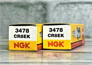 ＮＧＫ　ＣＲ８ＥＫ　２本セット　スズキ　グース３５０　ＮＫ４２Ａ　９１ー　適合　新品！