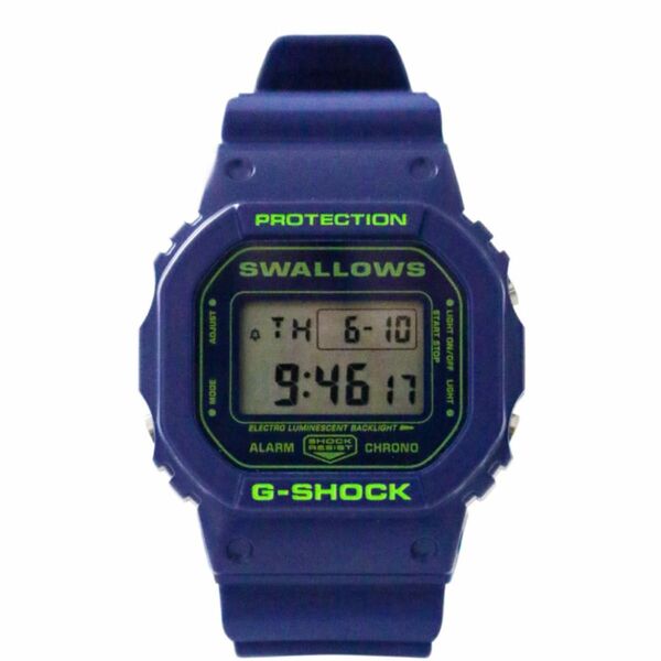 G-SHOCK（2021年Swallowsモデル）DW5600モデル　ヤクルト