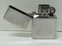 ユ■/Zこ6540　Zippo ジッポ SILVER PLATE / 着火未確認 ジャンク 保証無_画像6