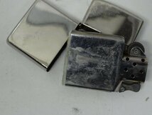 ユ■/Zこ6540　Zippo ジッポ SILVER PLATE / 着火未確認 ジャンク 保証無_画像9