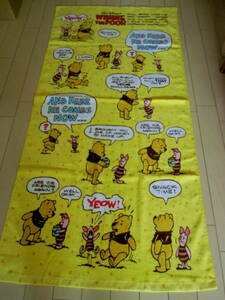 5.[ new goods ] Disney Winnie The Pooh * bath towel * American Comics pattern 