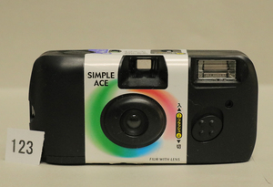 ｗ１２３　写ルンです SIMPLE ACE ３９EX(天部黄色４)入り　電池フィルム抜き済品　定形外郵便発送可