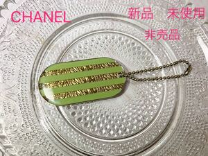 ★レア★ 新品　未使用　非売品　CHANEL リバーシブル　プレート　ネックレス　キーホルダー　チャーム　ドッグタグ　シャネル　ロゴ