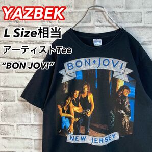 レアバンT★【BON JOVI】アーティスト Tee Tシャツ ボンジョヴィ ロック ミュージック バンドTシャツ USA 古着