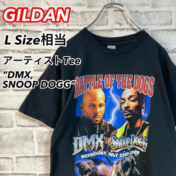 激レアコラボモノ★DMX SNOOP DOGG スヌープドッグ アーティストTシャツ ラップTee HIPHOP USA 古着