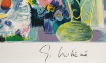 ヴィルビー『夏のバルコニー』リトグラフ【真作保証】 絵画 - 北海道画廊_画像4