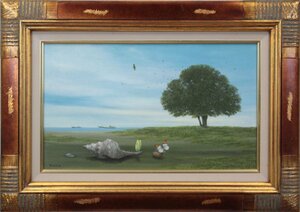 和田 徹『貝に止まる』油彩画【真作保証】 絵画 - 北海道画廊