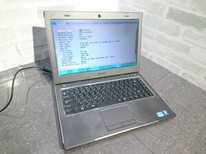 【現状品】管P23 DELL Vostro 3460 CPU core i3-2370M Bios起動OK HDD無し、HDDマウント有り、メモリー4GB、バッテリー有り