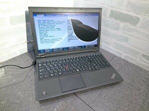 【ジャンク品】管P132 Lenovo ThinkPad L540 CPU core i5-4210M Bios起動OK HDD無し、HDDマウント有り、メモリー4GB、バッテリー無し