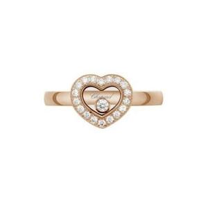 Chopard Chopard happy бриллиант Heart кольцо кольцо размер 13 / 14 стандартный магазин гарантия 13, 14 номер 82A054-5210-5211 rose Gold 