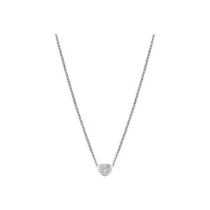 Chopard Chopard happy Heart necklace pendant Heart WG diamond regular shop with guarantee 81A086-1901 white gold 