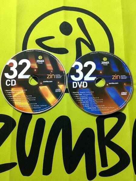 即決 ZUMBA ズンバ ZIN32 DVD & CD インストラクター専用