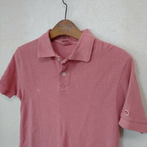 日本製 UES 綿鹿子 ポロシャツ ピンク M