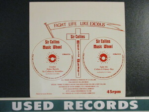 Sir Collins & The Versatiles ： Exodus 7'' / 45s (( Reggae レゲエ )) c/w Collins & Honey Boy - Fight Life (( 落札5点で送料無料